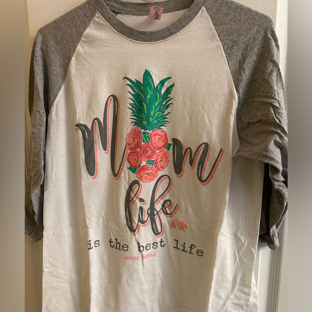 Simply Southern Mom Life Raglan Tee
